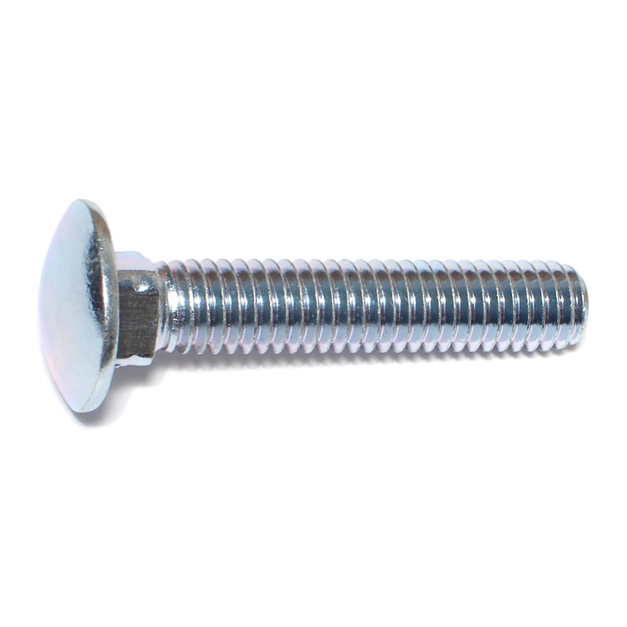 Midwest Fastener Carriage Bolts - 3/8in.-16 x 2in., Zinc Plated, Grade 2 Steel, 100 Pcs, Model# 01097